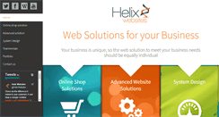 Desktop Screenshot of helixwebsites.co.uk